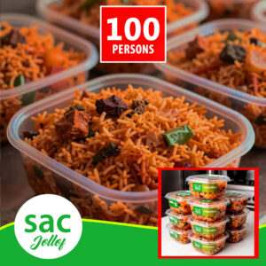 EXCLUSIVE: 100 Persons Smoky Party Jollof Rice For Your Classic Event
